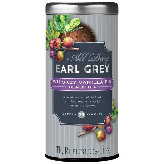 Earl Grey Whiskey Vanilla Fig Black Tea - The Republic of Tea