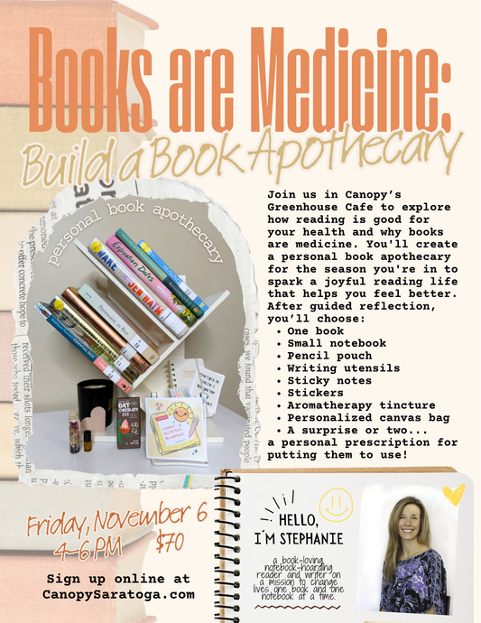 Books are Medicine: Build a Book Apothecary - Fri 11/6