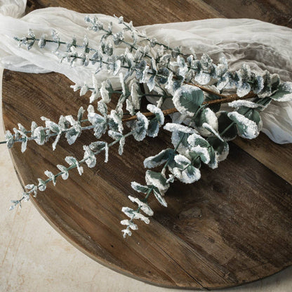 26" SNOWY EUCALYPTUS SPRAY