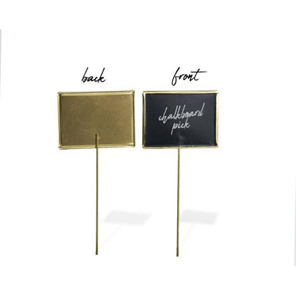 12 inch Tin Chalkboard Pick