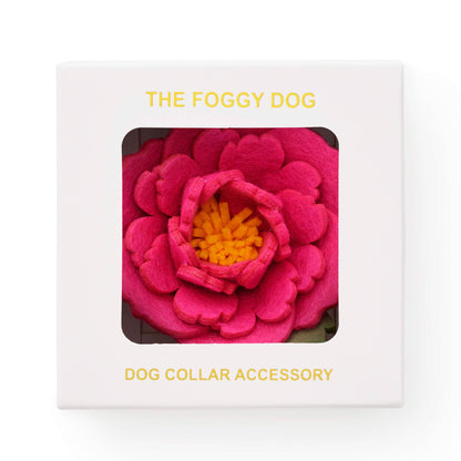 Peony Spring Dog Collar Flower Attachment