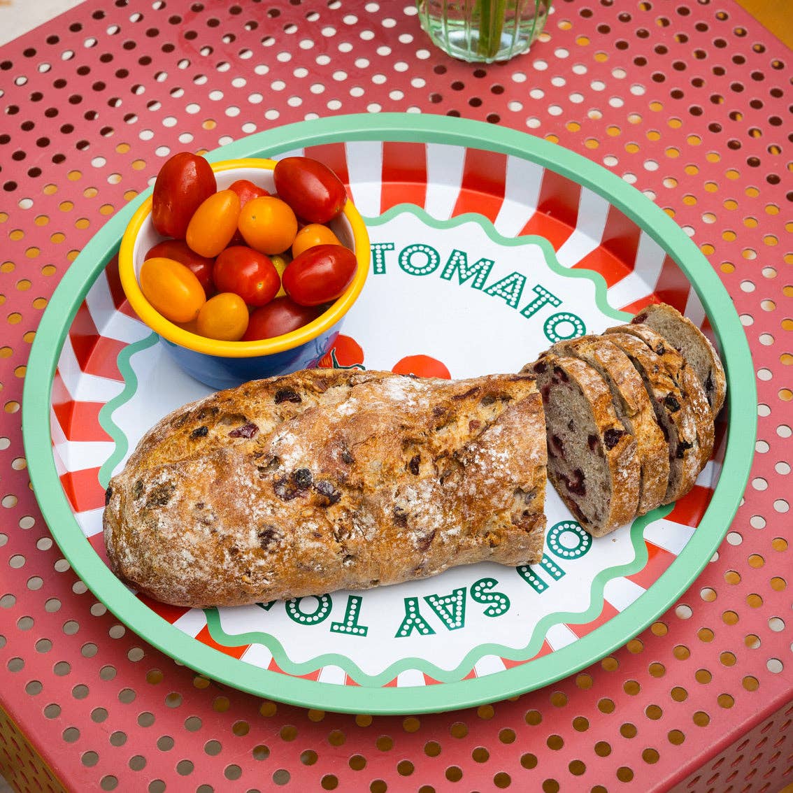 Tomato Tin Tray - 30cm | Summer Gifts |