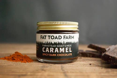 2oz Spicy Dark Chocolate Goat's Milk Caramel