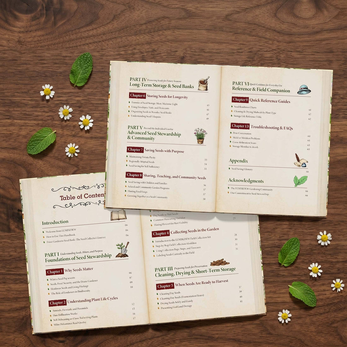 Seed Saving and Collecting Kit (Tools+Handbook)