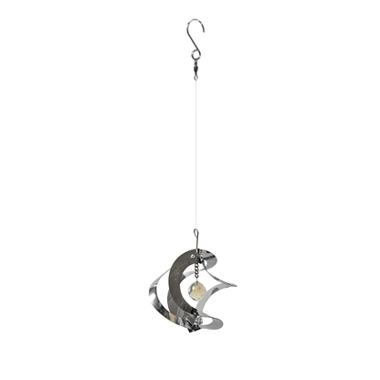 Chrome Mini Cosmix Garden Spinner