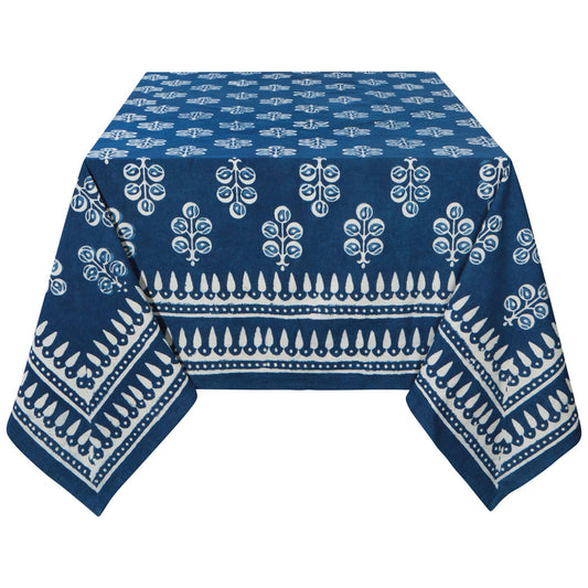 Hawthorn Block Print Tablecloth