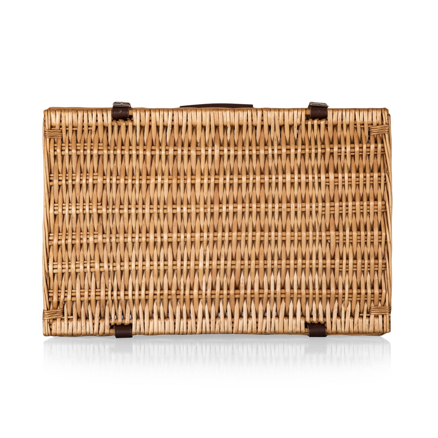 Belmont Picnic Basket, (Navy Blue & White Stripe)