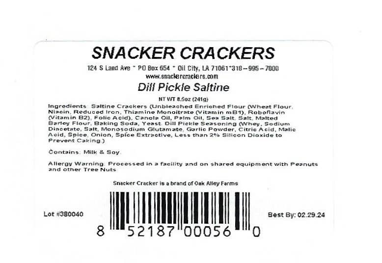 Saltine Crackers Dill Pickle