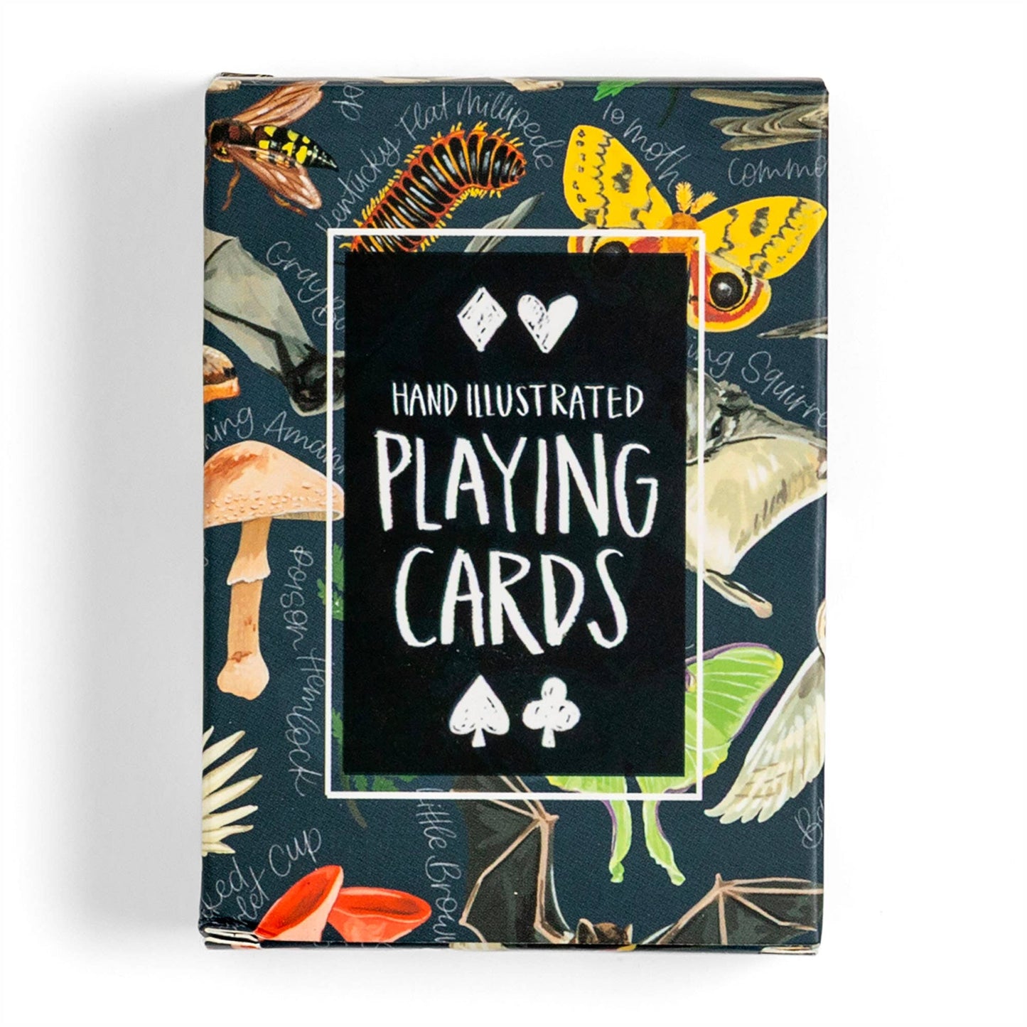 Midnight Flora & Fauna Deck of Playing Card