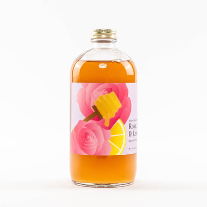 Rose Honey Lemon Cocktail Mixer and Mocktail Mixer, 16 fl oz
