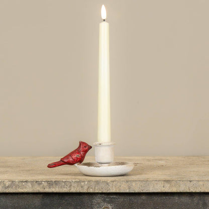 CARDINAL TAPER CANDLE HOLDER