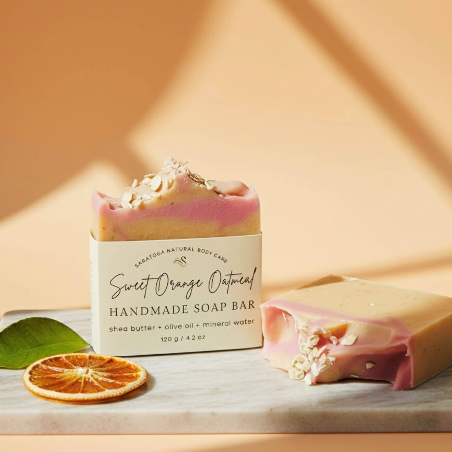 Sweet Orange Oatmeal Handmade Soap Bar