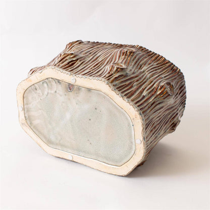 Faux Tree Stump Large Planter