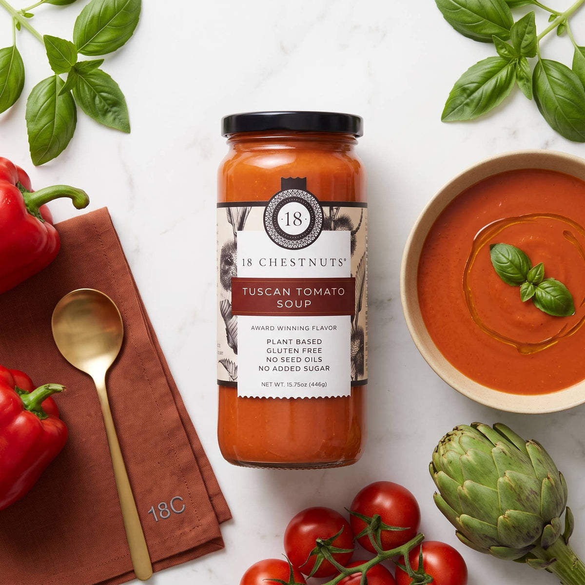 Tuscan Tomato Soup 16 oz