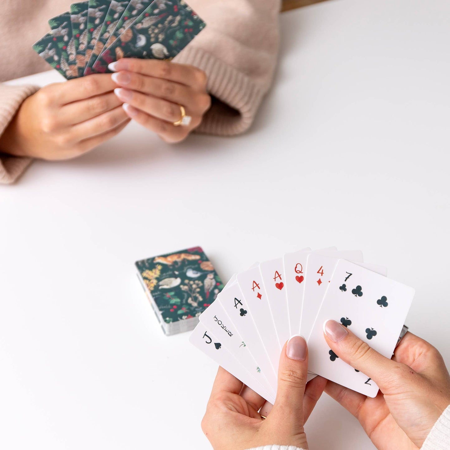 Winter Flora & Fauna Deck of Playing Card