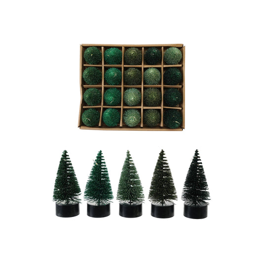 Lighted Bottle Brush Tree