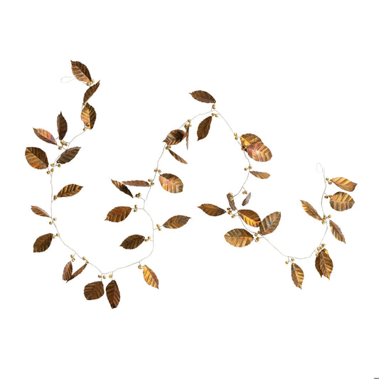 Gold Metal Leaf Garland