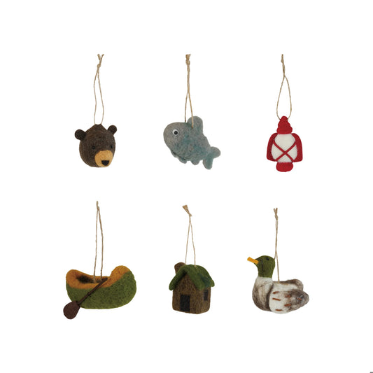 Felt Outdoor Icon Ornament
